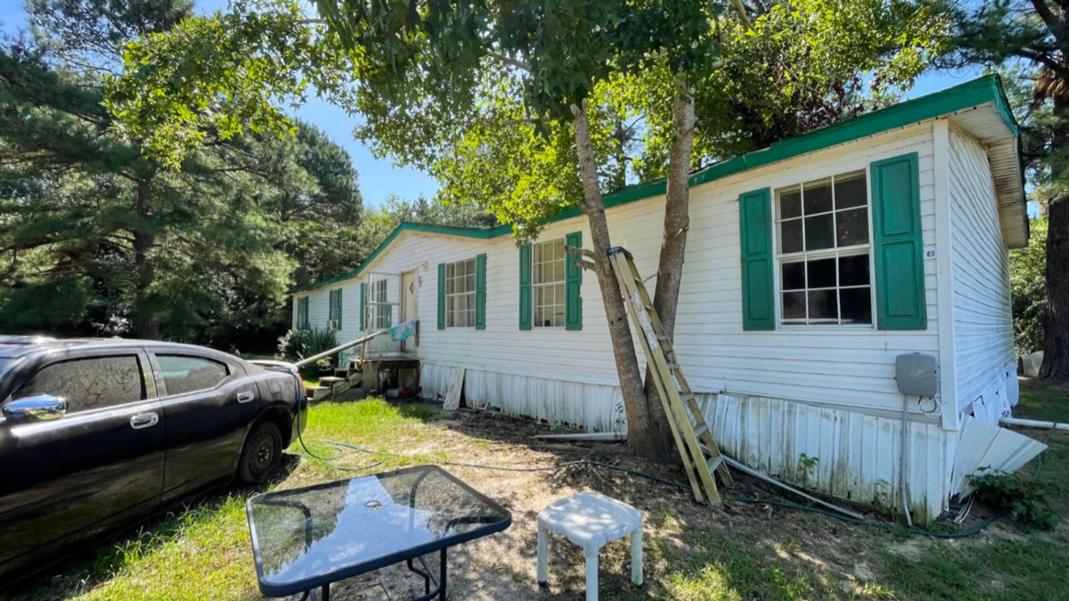 double-wide mobile home